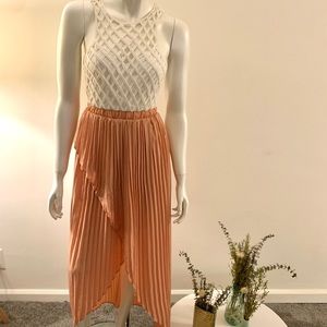 High-Low Pleated skirt Dress